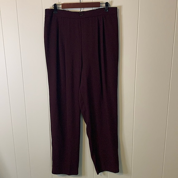 Burgundy Dress Pants Size 18 - Picture 1 of 5